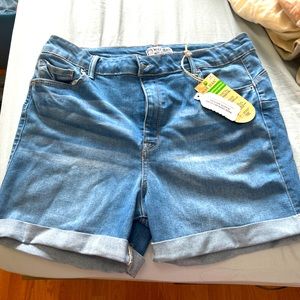 Wax Jean Shorts, BNWT.